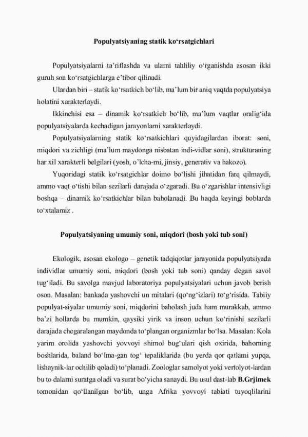 Populatsiyalar miqdori va zichligi - Image 2