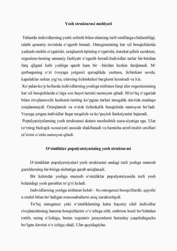 Populyatsiyalar yosh strukturasi - Image 2