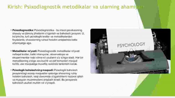 Psixodiagnostik metodikalarga qo'yiladigan talablar - Image 3