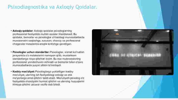 Psixodiagnostikaning professional axloqiy asoslari - Image 4