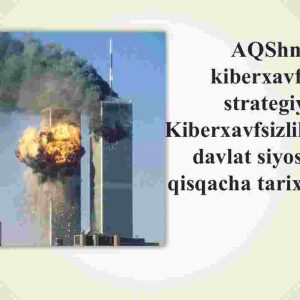 АQShning kiberxavfsizlik strategiyasi. Kiberxavfsizlik boʼyicha davlat siyosatining qisqacha tarixi va rivoji