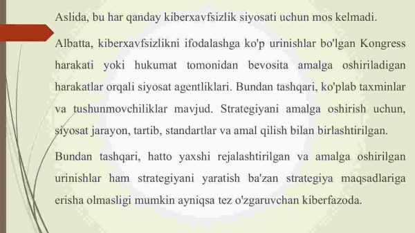 АQShning kiberxavfsizlik strategiyasi. Kiberxavfsizlik boʼyicha davlat siyosatining qisqacha tarixi va rivoji - Image 3