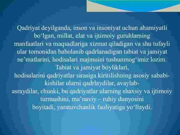 Qadriyatlar qadr topgan yurt - Image 2