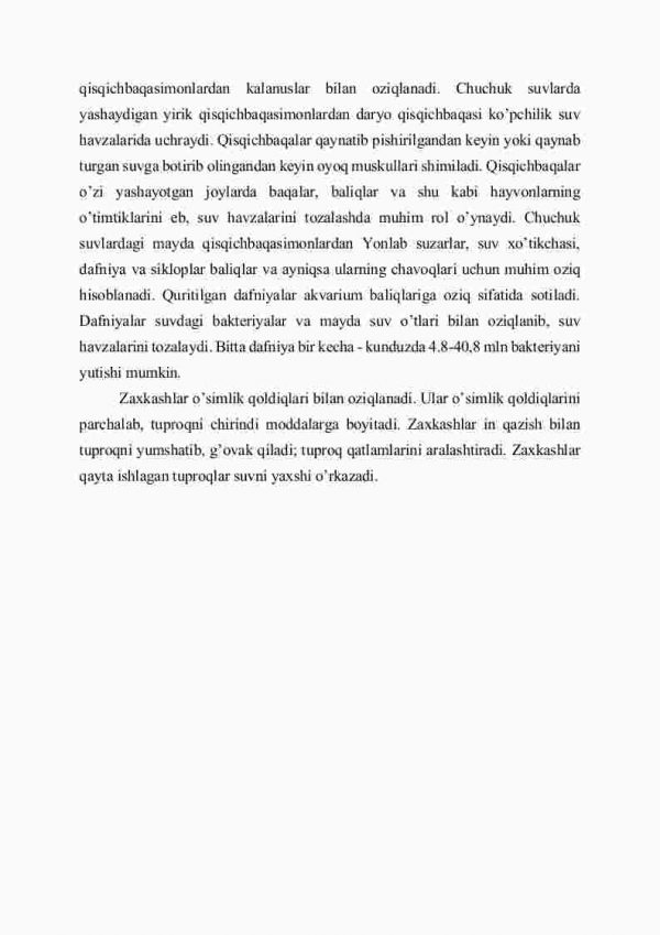 Qisqichbaqasimonlarning xilma-xilligi va ahamiyati - Image 4