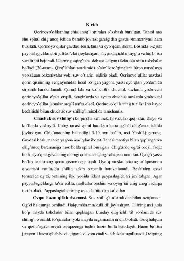 Qorinoyoqli molluskalar sinfi - Image 2