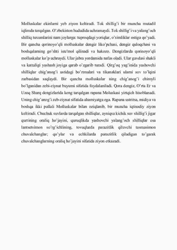 Qorinoyoqli molluskalar sinfi - Image 4