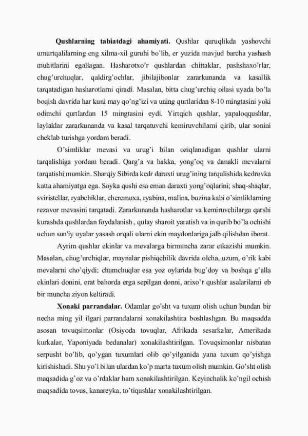 Qushlarning ahamiyati, parrandachilik - Image 2
