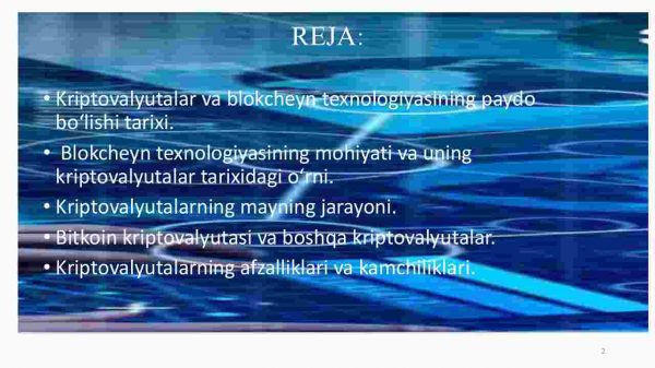 Raqamli iqtisodiyotda blokchyeyn va kriptovalyutalar texnologiyalari - Image 2
