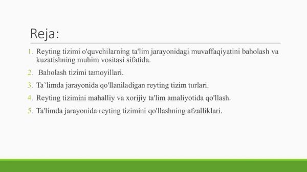 Reyting tizimi ta'lim jarayonining ajralmas qismi sifatida​ - Image 2