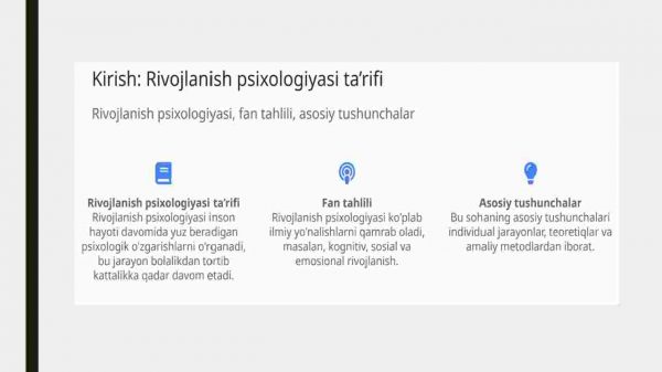 Rivojlanish psixologiyasi fanining predmeti, maqsadi - Image 2