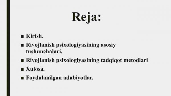 Rivojlanish psixologiyasining asosiy tushunchalari - Image 2