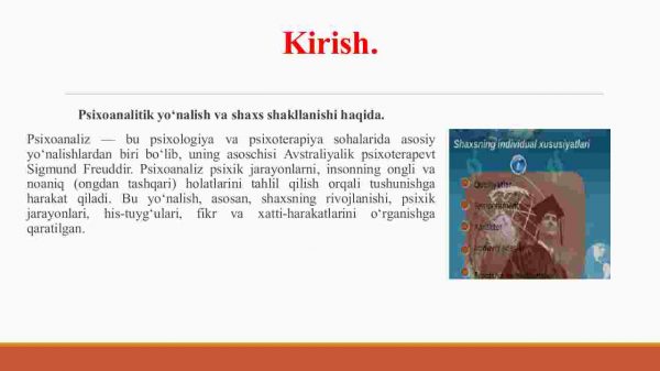 Shaxs shakllanishi sifatida psixik rivojlanishning psixoanalitik yo'nalishi - Image 3