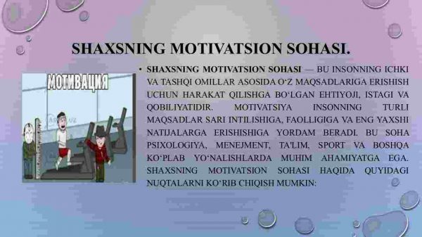Shaxsning motivatsion sohasi - Image 4
