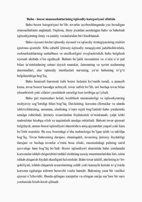 Sanoat ishlab chiqarishida baho va bahoni shakllantirish - Image 2