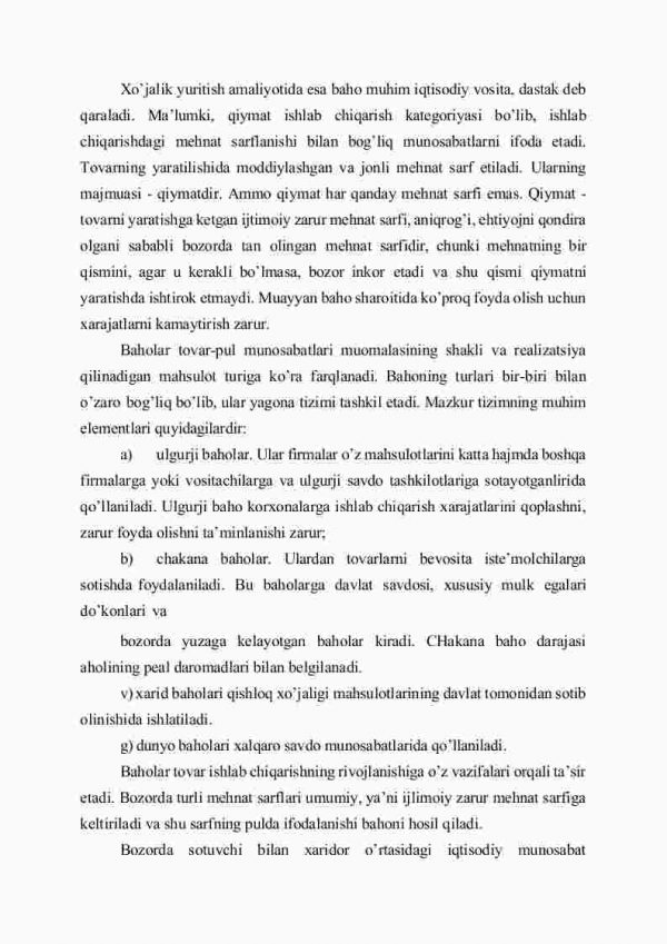 Sanoat ishlab chiqarishida baho va bahoni shakllantirish - Image 3