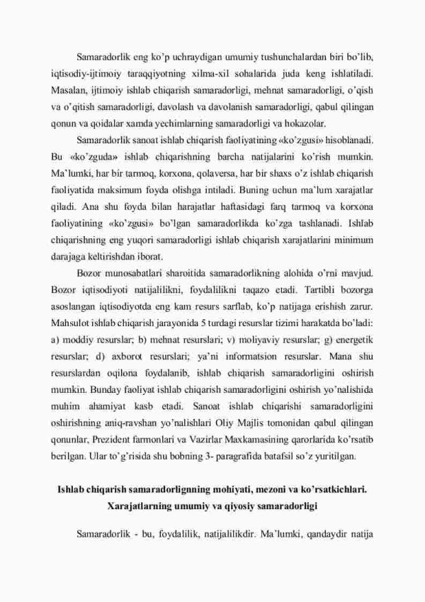 Sanoat ishlab chiqarishining iqtisodiy va ijtimoiy samaradorligi - Image 3
