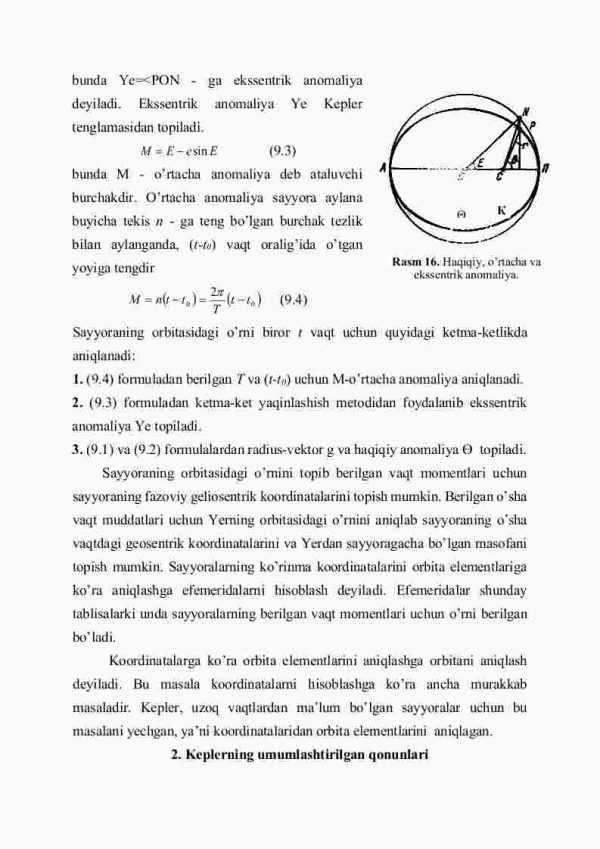 Sayyoralarning orbita elementlari - Image 4
