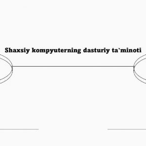 Shaxsiy kompyuterning dasturiy ta'minoti