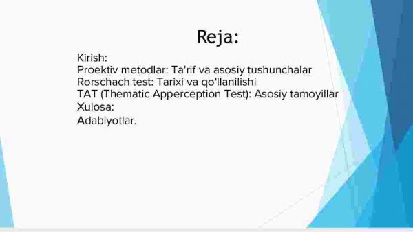 Shaxsni tadqiq qilishning proektiv metodlari - Image 2