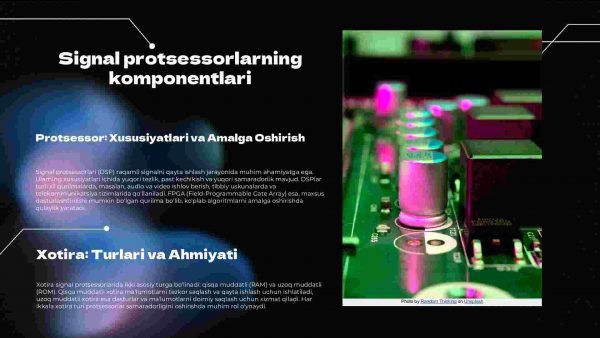 Signal protsessorni tuzilishi, qurilmalari, ​  ishlash tartibi - Image 4