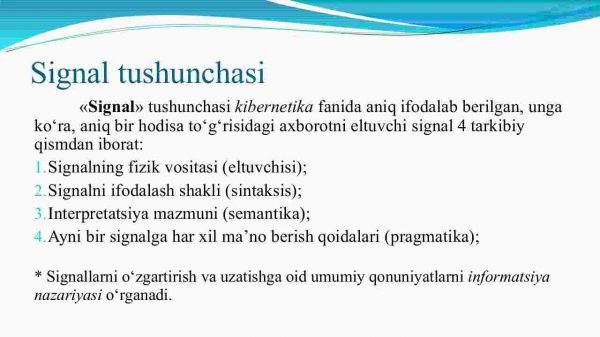 Signal va signallarga ishlov berishning qo'llanilish sohasi - Image 4