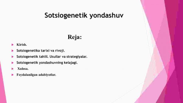 Sotsiogenetik yondashuv