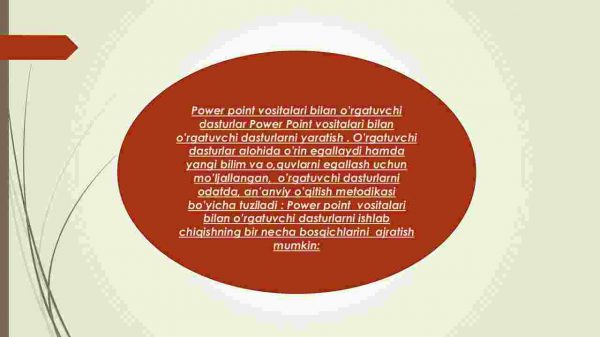 Standart shablonlar asosida taqdimotlarni yaratish. Taqdimot slaydlarini boshqarish - Image 3