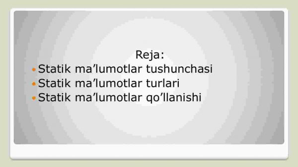 Statik ma'lumotlar tuzilmasi - Image 2