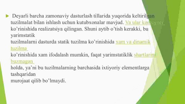 Stek, navbat va dek. Stek, navbat va deklarni chiziqli bog'langan ro'yhat yordamida tasvirlash va ular ustida amal bajarish algoritmlari - Image 4