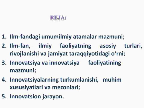 “Tadqiqot va akademik rivojlanish ko’nikmalari” faniga kirish. Ilm-fan, bilimlar va innovatsiyalar​ - Image 2
