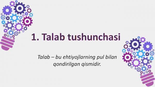Talab va taklif nazariyasi. Bozor muvozanati - Image 3