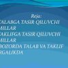 Talab va taklif - Image 2
