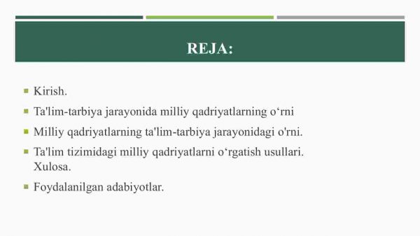 Ta`lim-tarbiya jarayonida milliy qadriyatlarning o`rni - Image 2