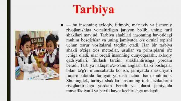 Tarbiya shakllari - Image 4
