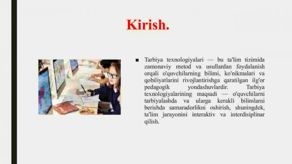 Tarbiya texnologiyalari - Image 3