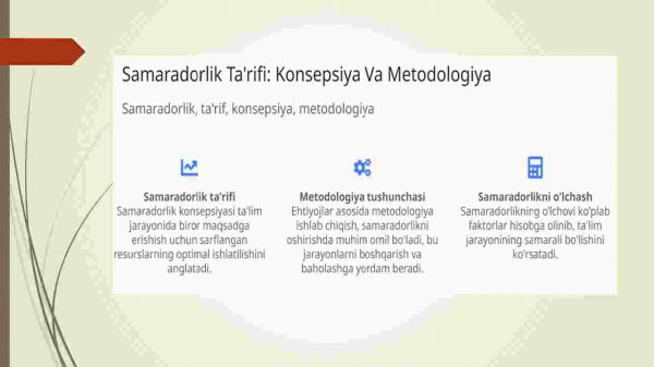 Tarbiya tizimida samaradorlikka erishish usullari - Image 4