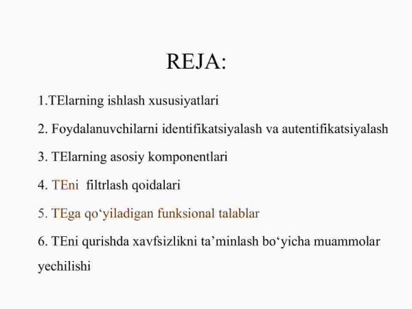 Tarmoqlararo ekran texnologiyalari - Image 2
