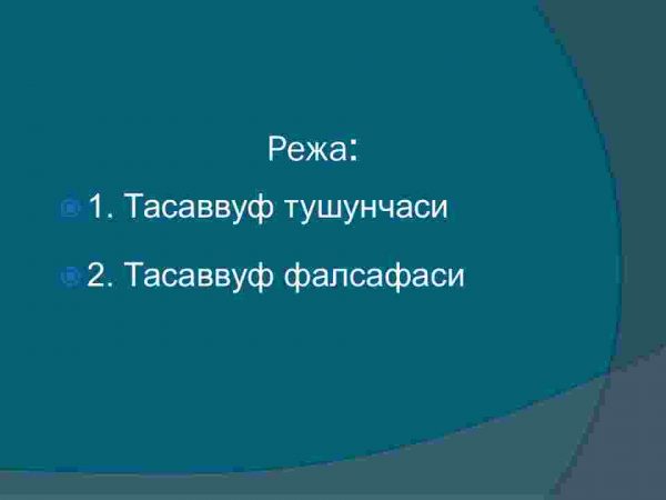 Tasavvuf falsafasi - Image 2