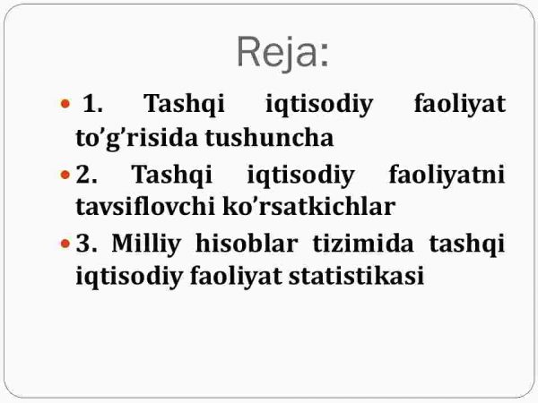 Tashqi iqtisodiy faoliyat statistikasi - Image 2