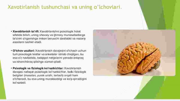 Teylorning xavotirlanish darajasini o’rganish metodikasi - Image 4