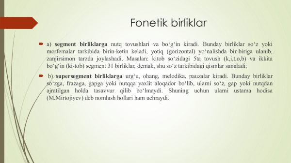 Tilning fonetik sathi - Image 2