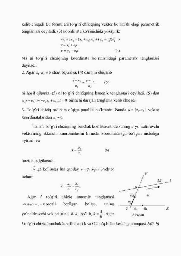 To'g'ri chiziq. To'g'ri chiziqning umumiy tеnglаmаsi - Image 4