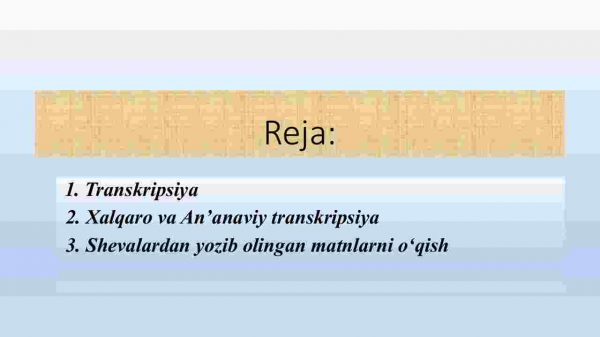 Transkripsiya. Shevalardan yozib olingan matnlarni transkripsiyada o'qish - Image 2