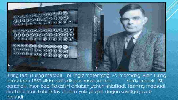 Tyuring testi nima ? Intelektual agentlar - Image 2