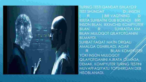 Tyuring testi nima ? Intelektual agentlar - Image 3