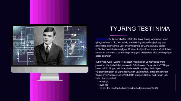 Tyuring testi va intellektual agent - Image 2
