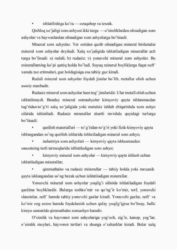 O'zbekiston sanoatining xomashyo manbai va uni joylashtirish - Image 4