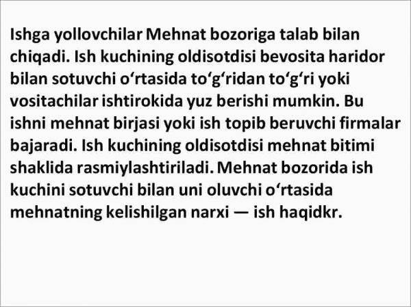 O'zbekiston Respublikasida mehnat bozorining shakllanishi va ishsizlikning o'ziga xos xususiyatlari - Image 3