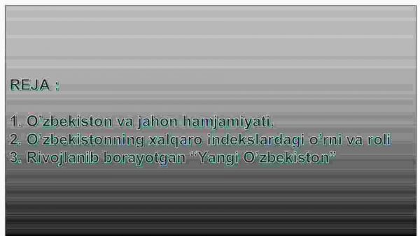 O'zbekiston va jahon hamjamiyati. O'zbekistonning xalqaro indekslardagi o'rni va roli - Image 2