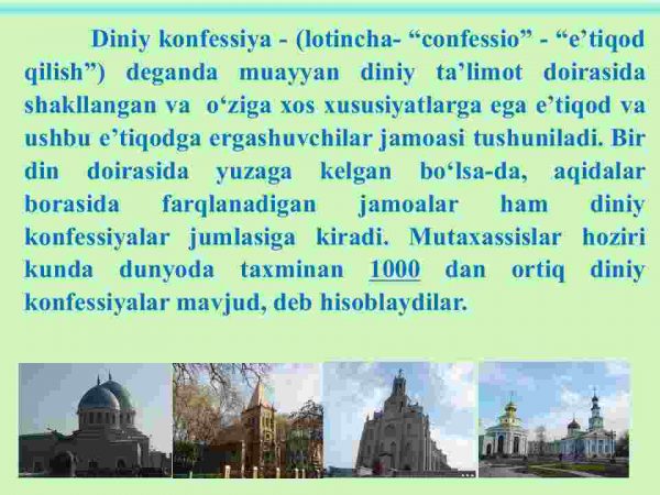 O'zbekistonda faoliyat yurituvchi diniy tashkilotlar - Image 3